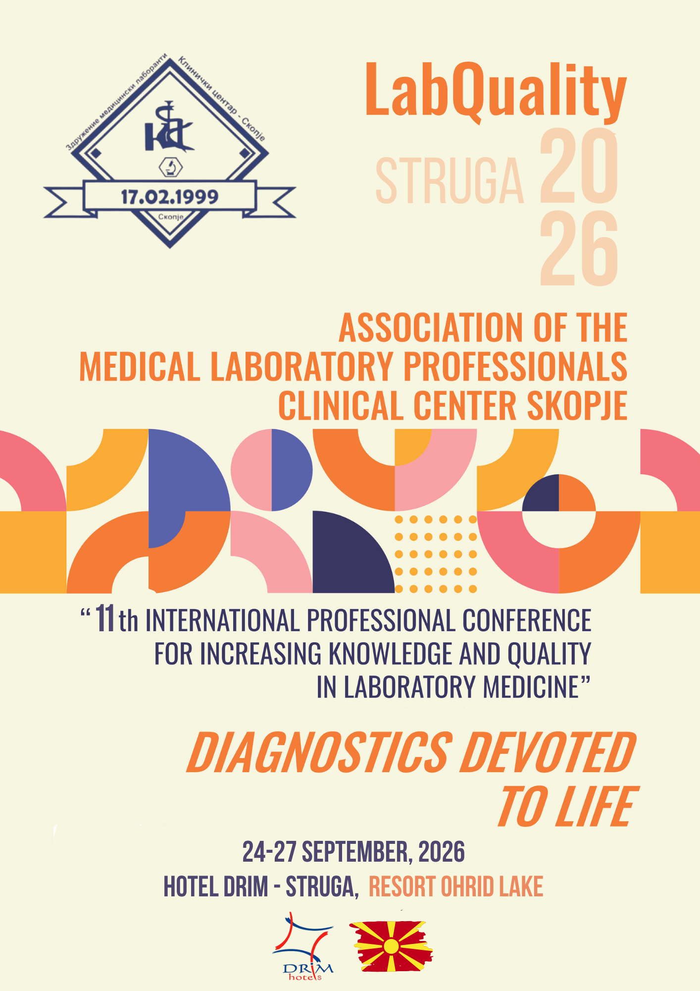 Read more about the article LABQUALITY 2026 U STRUGI: ZAJEDNO POMJERAMO GRANICE LABORATORIJSKE MEDICINE!